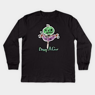 Creep A. Crow Kids Long Sleeve T-Shirt